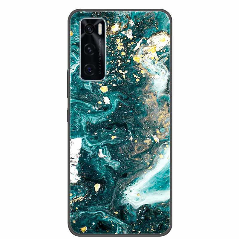 For Vivo V20 SE Case Marble Silicone Soft TPU Bumper Cover Coque For Vivo V20 SE Back Cover Cases for VivoV20 SE V20SE V 20 SE
