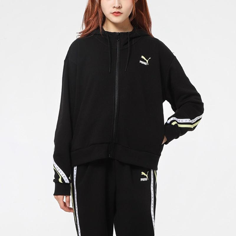 PUMA Jackets Women's Black Hooded Moderate Other 531077-01