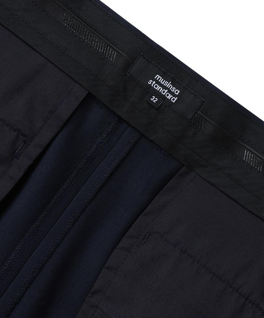 Musinsa Standard Tapered Gurkha Slacks [Navy]