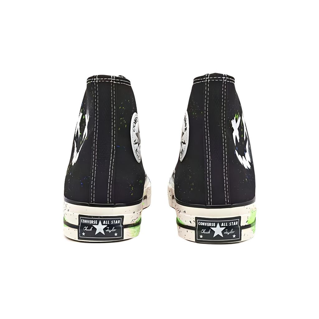 Converse Chuck 70 Abrasion Resistant High top Canvas Shoes Unisex Black 162050C(Team486-)