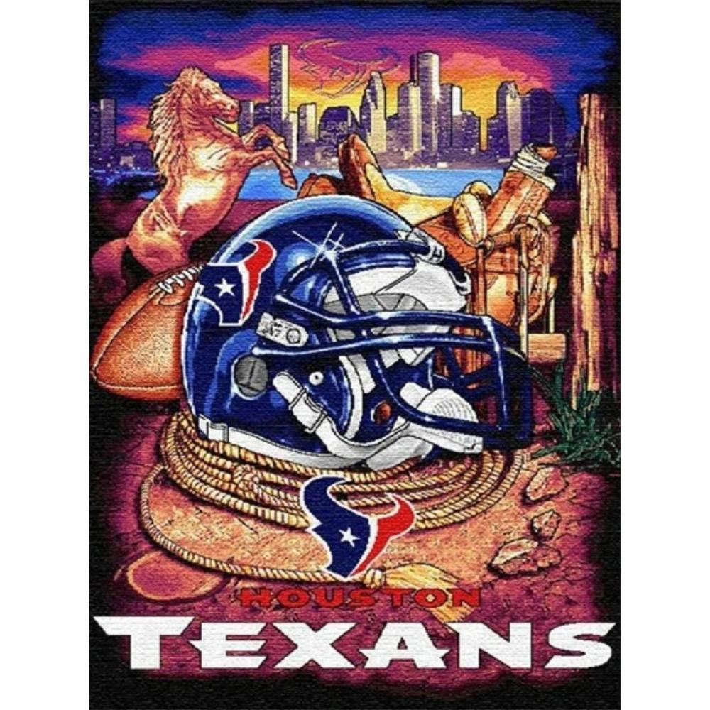 5D Diy Diamantová malba Výšivka křížkovým stehem Mozaika Americký fotbal Plný kulatý vrták Dekorace domu Nástěnné umění Dárek