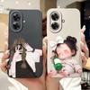 Für Realme Note 60 Hülle RMX3933 Luxus Candy Lackierte Abdeckung Weiche TPU Handyhülle Für Realme Note 60X Note60 Narzo N61 Fundas Coque