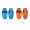 Winter Winddichte Hoher Kragen Flauschige Hundejacke Reflektierend Abschleppbar Outdoor Laufen Haustier Baumwollmantel mit Reißverschluss Designer Hundekleidung