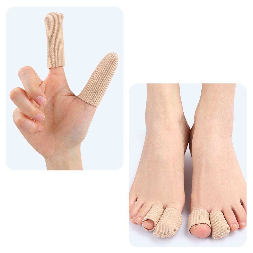 6 db Ujj- és Lábujjvédő Gél Béléssel – Párnázott Védők Tyúkszemekre, Bőrkeményedésekre, Hólyagokra, Bütyökre, Benőtt Körmökre és Kalapácsujjra