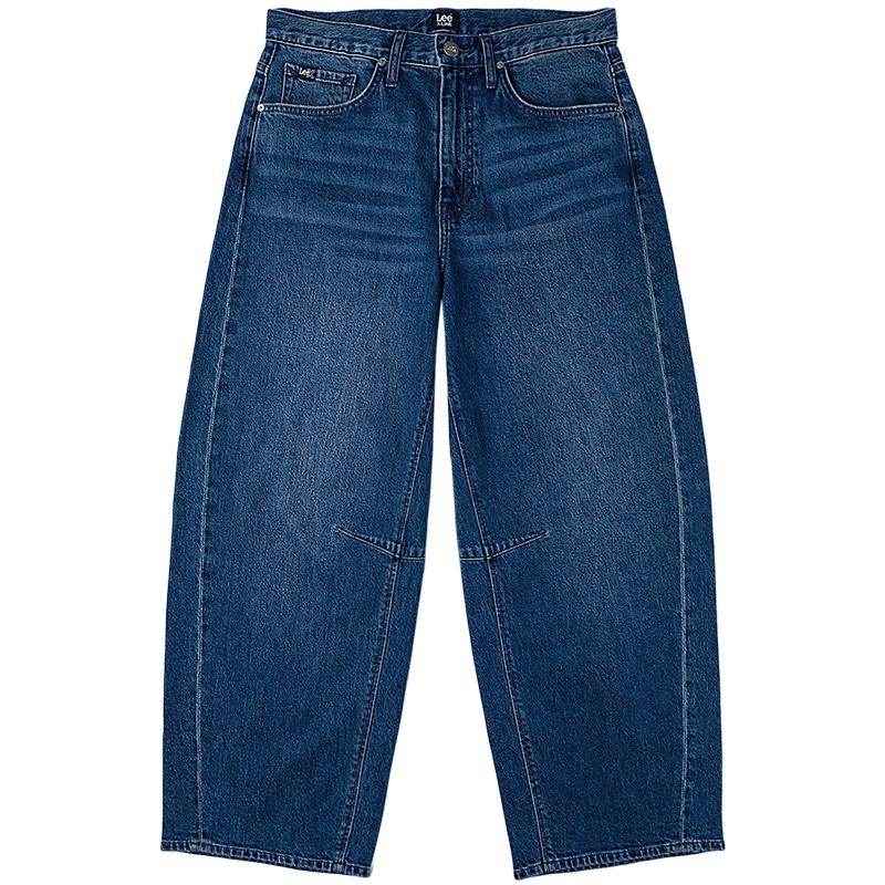 

Lee Unisex Loose Fit Wide-Leg Denim Jeans L