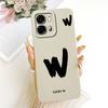 For OPPO A6s CPH2789 Lucky Initial Letter Phone Case For Oppo A6s 4G CPH2815 A 6S 5G Soft Silicone Shockproof Cases Bumpers