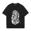 Hip Hop Men's T-shirt Grim Reaper Street Short Sleeve Black T Shirt High Quality Loose Breathable Short Sleeve New Fashion Tops