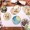 16pcs Wood Slices for Centerpieces 4.72-5.51 Inch, Round Wooden Discs for Crafts Christmas Ornaments, Wood Slice for Rustic Wedding Decoration