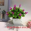Flowers Eighteen Simulated Daisy Pine Cone Artificial Green Plant Potted Plant