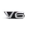 EPYFH1 Silver V6 Emblems Stickers Front Grille Sticker For VW Touareg Teramont Phideon Arteon Tiguan V6 VW Grille Sticker