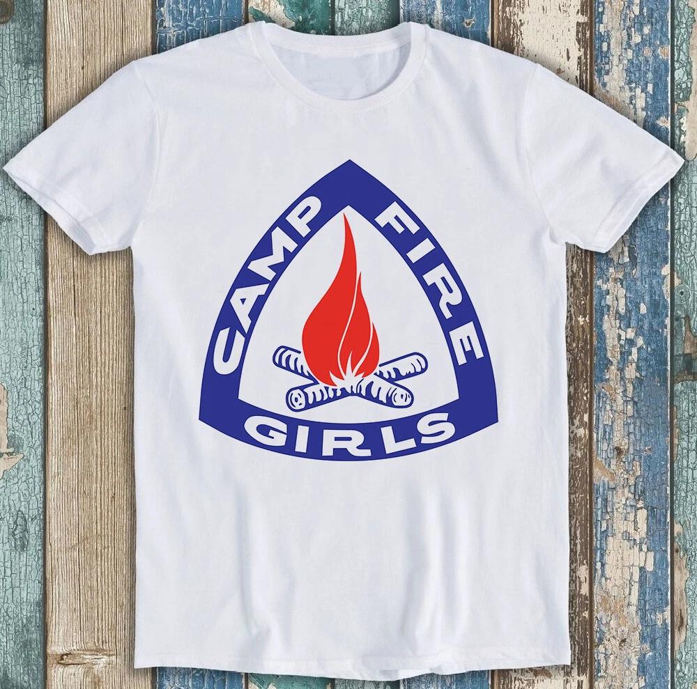 Camp Fire Girls Sexy PinUp Girl Power Meme Funny Gift Tee T Shirt 2601
