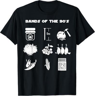 Bands Van De Jaren 90 T-Shirt