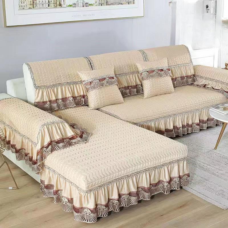 Sofa Cushion Four Seasons Universal European Summer Autumn and Winter Modern Simple Sofa Towel Fabric Bag Sofa Cover