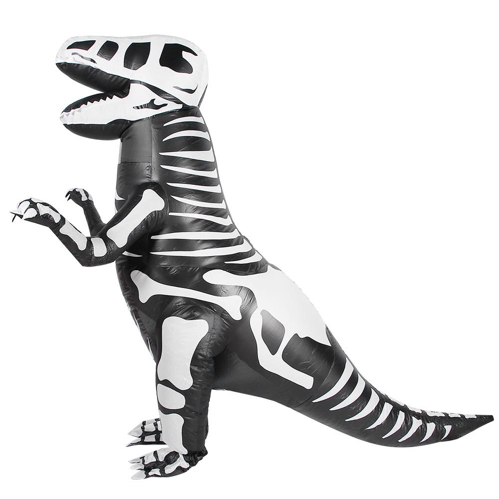 Adults Kid Dinosaur Inflatable Costume for Halloween Festivals Party Bars Parks DecorationX119