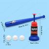Children Baseball Ball Toys Games Adjustable Automatic Pitching Baseball Machine Toy Sets Kids Outdoor Sports Birthday Boy Gift