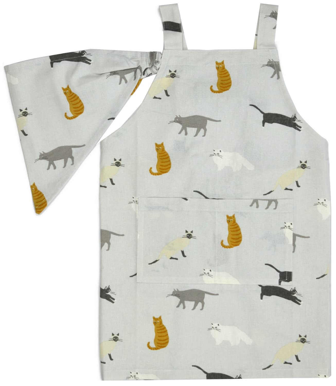 

Kids Apron 4535279812840 Gray Free Size [Friends Hill] серый
