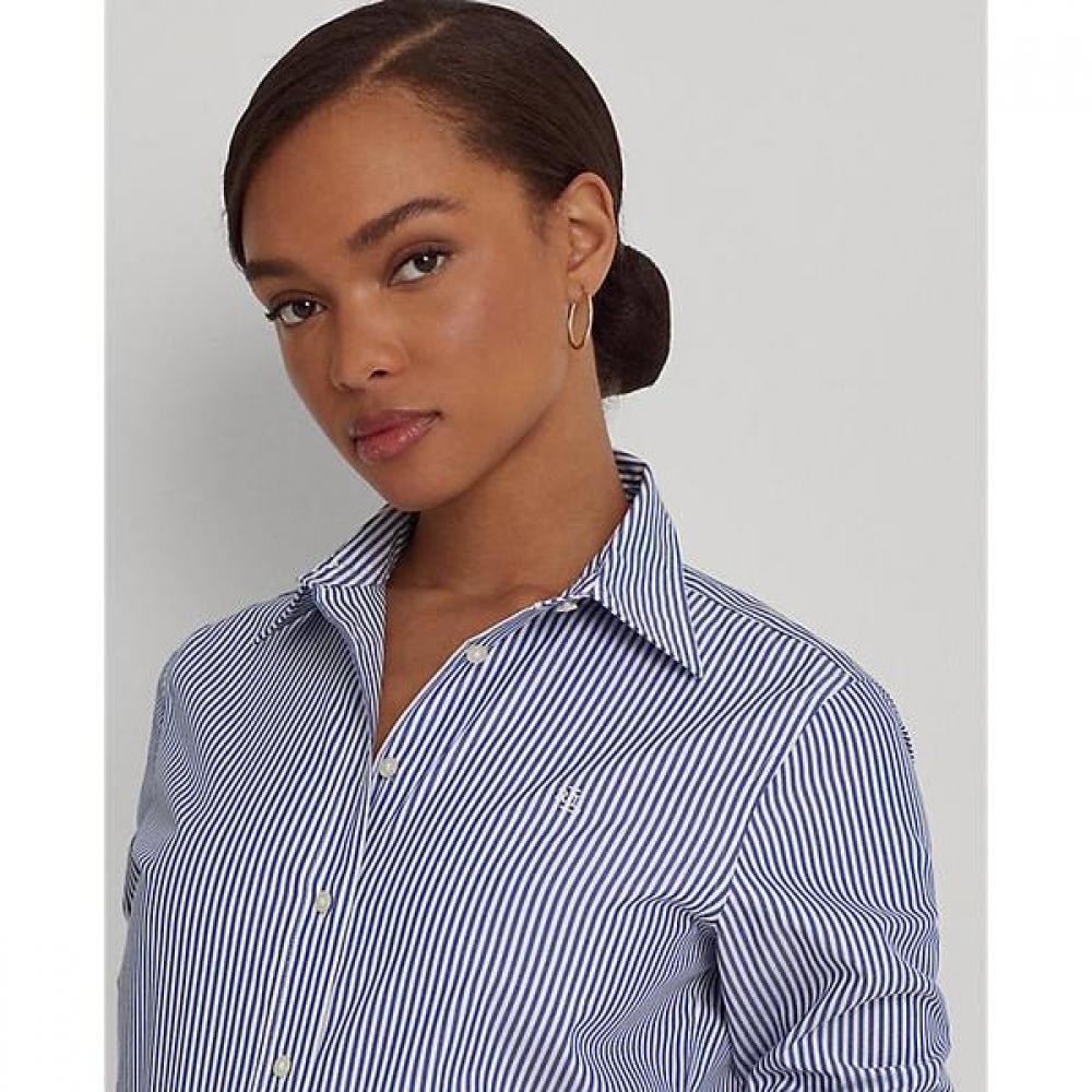 Lauren Ralph Lauren Striped Easy Care Cotton Shirt  Wmlrshts6820352400 