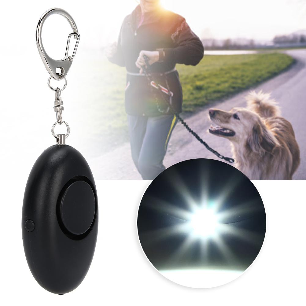 Security Alarm Key Chain Women Elderly Emergency Alarm with LED Light