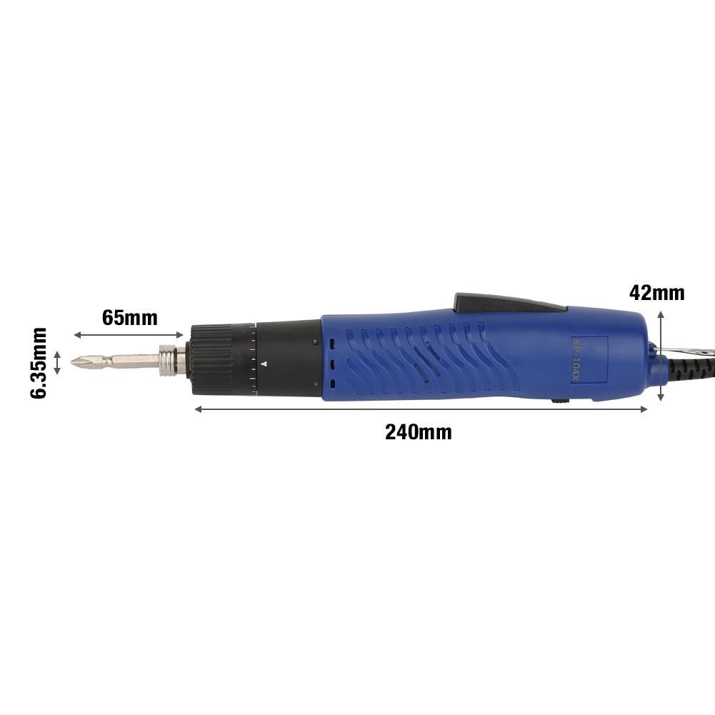 1 4  Handheld Straight Shank Electric Screwdriver Adjustable Torque