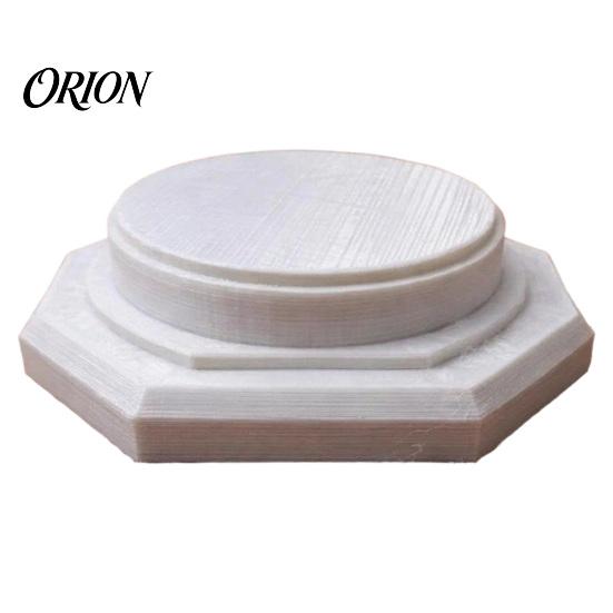 Desktop Exhibit Stand 3D Printed Collectible Figure Display Base, Octagonal Tray for Action Figures Handicraft and Collectibles, Creative Ornament
