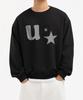 UNDEROFF Authentic Relaxed U-Star Sweatshirt Black