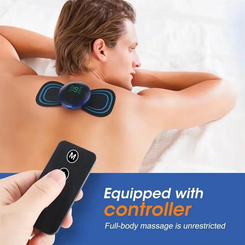 Neck Rechargeable Massager Electric Neck Massage Cervical Vertebra Massage Patch for Muscle Pain Relief,Support Dropshipping