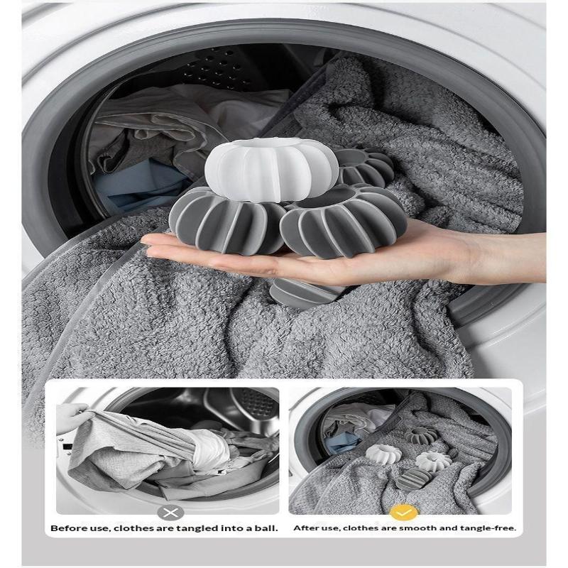10/20Pcs Laundry Ball Reusable Silicone Clothes Hair Cleaning Tools Pet Hair Remover Washing Machine Cat Hair Catcher Laundry