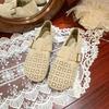 Platform women's summer 2025 new one-pedal hole shoes, pregnant women's single shoes, fashionable versatile casual single shoes
