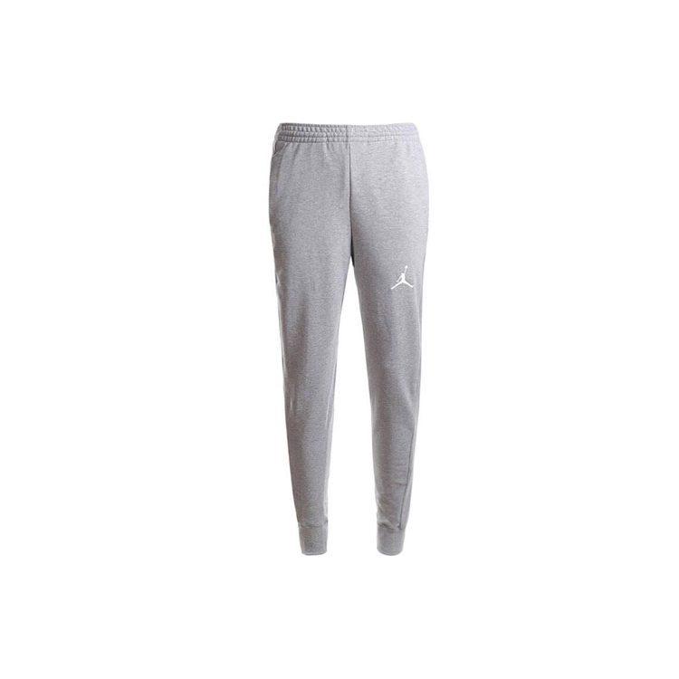 Jordan Air Knitted Sweatpants Men's Gray Moderate Straight Fit Pants 822661-063