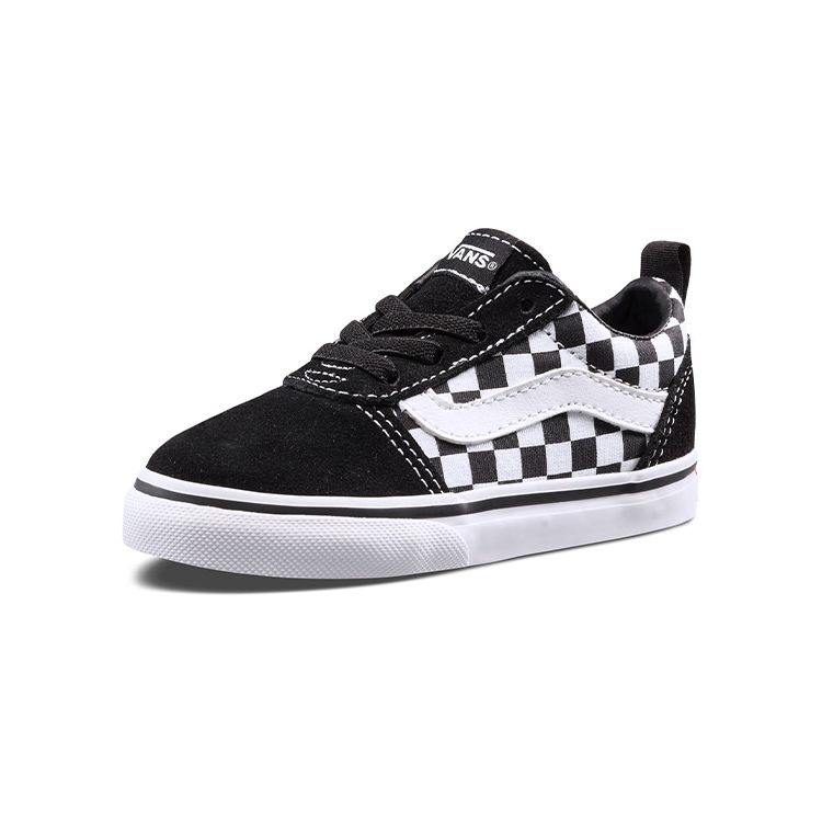 Vans Canvas Durable Low Top Skate Shoes Black And White Checkerboard Baby Sneakers VN0A3QU1PVJ