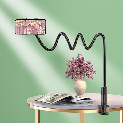 Magnetische Telefon-Tablet-Halterung, Stoßdämpfung, Fahrrad-Telefonhalterung, Langarm-Klemme, Telefonhalterung für Nachttische, Schreibtische, Autos