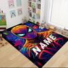 Custom Name "Spider-Man: Neon Hero" Carpet Rug Customizable Soft Washable Anti-Slip Home Living Room Sofa Mats Personalized Rug. 090922