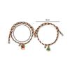 Gifts Santa Claus Elk Magnetic Handband Couple Bracelets Pendant Hair Ring Christmas Bracelets