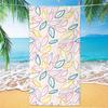 1pc Fruit Printed Beach Towel, Quick Drying and Absorbent Soft Swimming Towel, Multi-functional Sand Proof Beach Towel