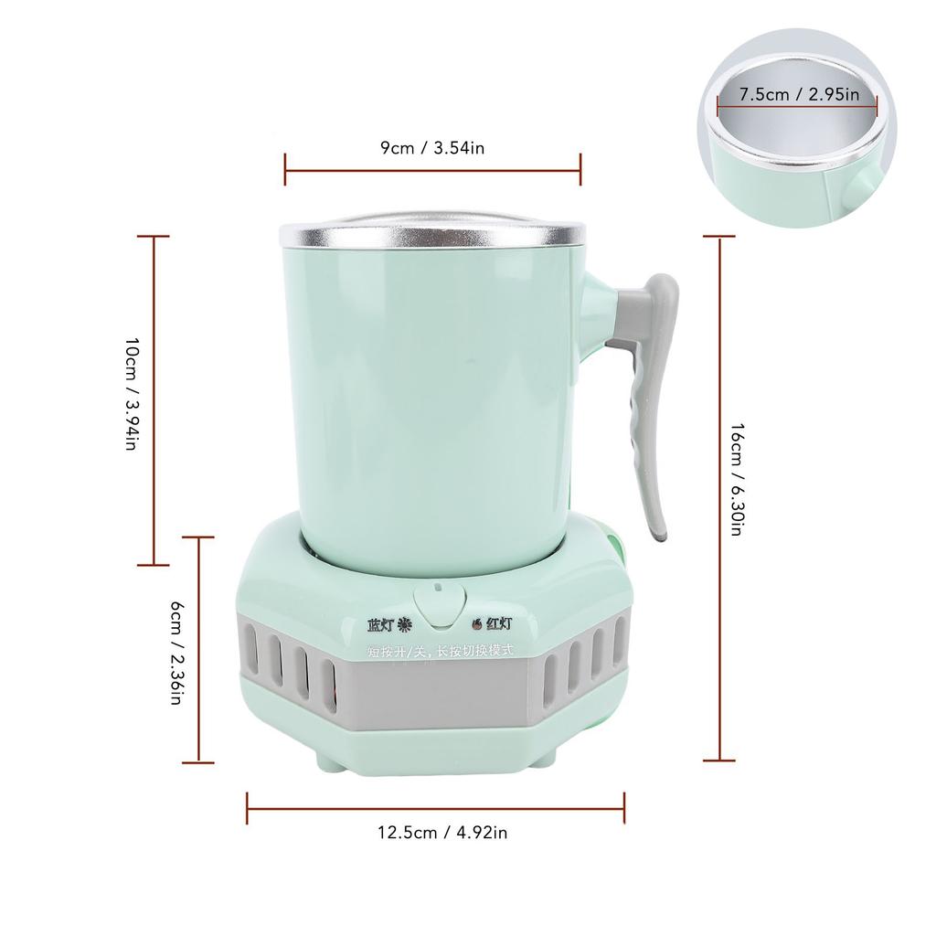 Electric Cooling Cup 420ML Fast Cool Down Dual Use Desktop Cup Cooler and Warmer for Tea Coffee Beverage