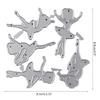Metal Die Cut Embossing Molds Molds Ballet Girl Cutting Dies for Photo Card Scrapbooking Decorations