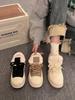 Fleece Little White Shoes Women's Winter Versatile Platform Niche Casual Board Shoes 2025 New Internet Celebrity Sports Cotton Shoes