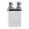Dual Pump Soap Lotion Dispenser Countertop Organizer 2 Compartments Kitchen Bathroom Simplify Space Management Prevent Confusion