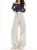 Damen Amerikanische Retro Karottenhose mit hoher Taille - Lässig, Schlankmachend, Frühling/Sommer