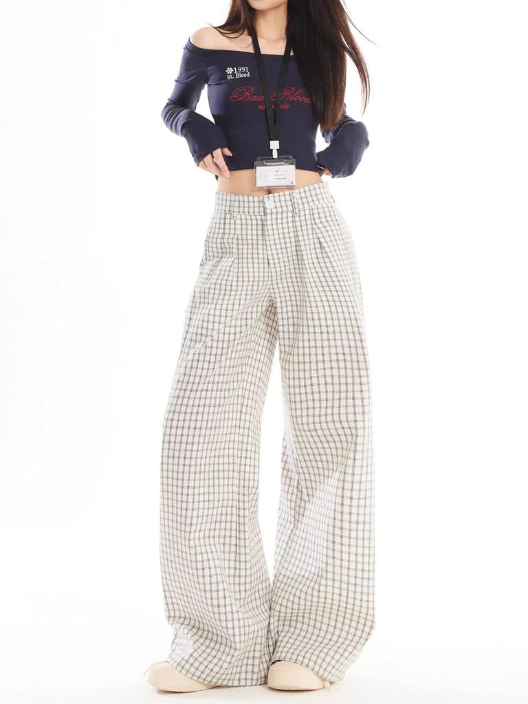 Damen Amerikanische Retro Karottenhose mit hoher Taille - Lässig, Schlankmachend, Frühling/Sommer