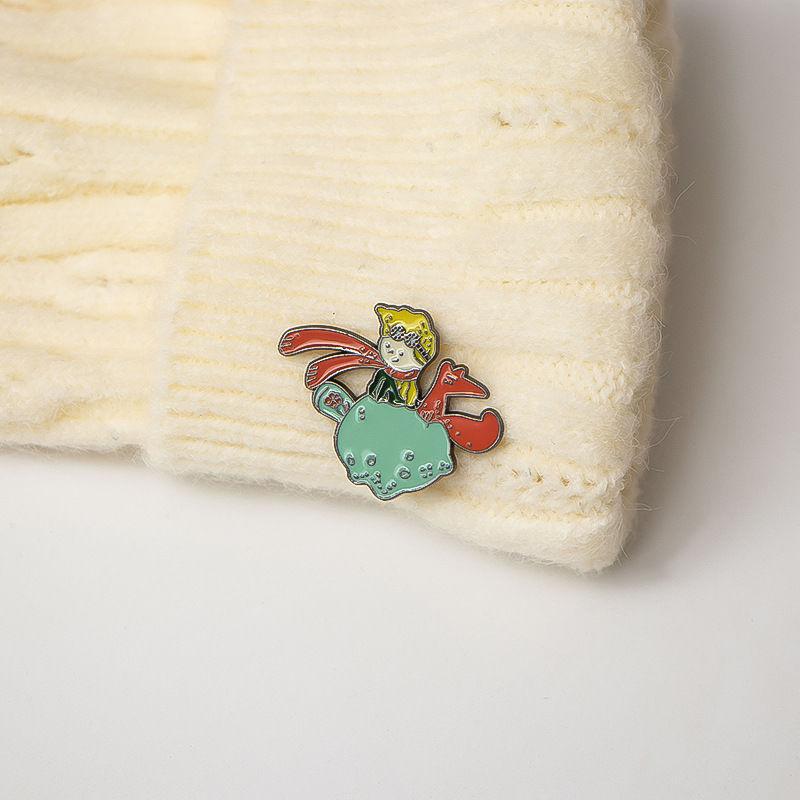Little Prince Series Brooch Cute Cute Two-dimensional Cartoon Badge Ins Exquisite Decoration Pendant Jewelry Accessories