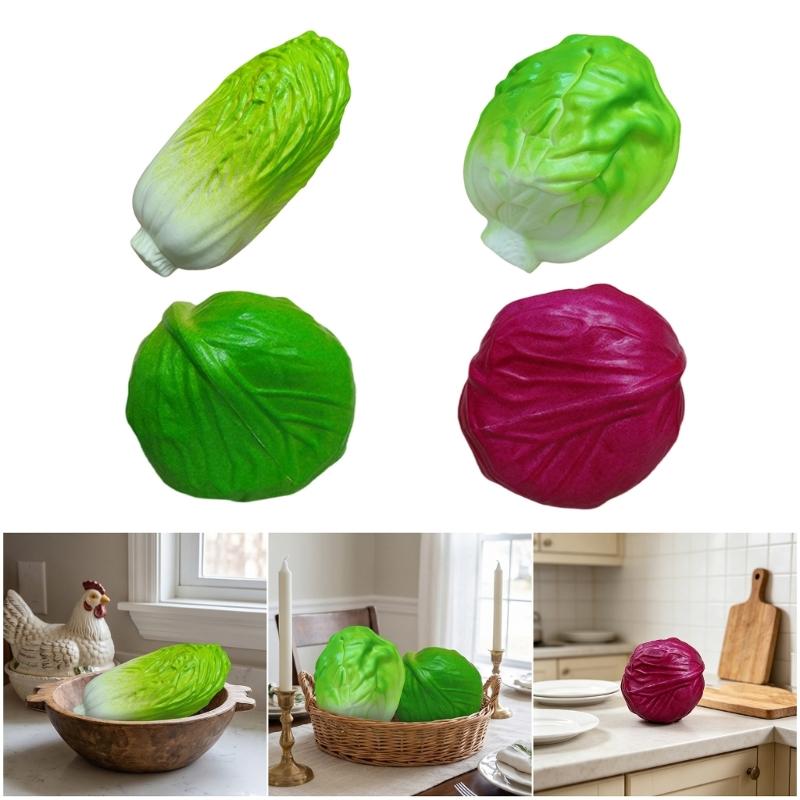 Realistic Faux Vegetable Decorations Vegetable Figures For Kitchen Dining Room Party And Home Decoration ABS Materials