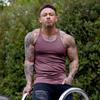 Muscleguys Einfache Laufwesten Sommer Schnelltrocknend Gestrickte Tanktops Fitnessstudio Fitness Ärmellos Streifen Enganliegende Hemden Herren Bodybuilding Kleidung