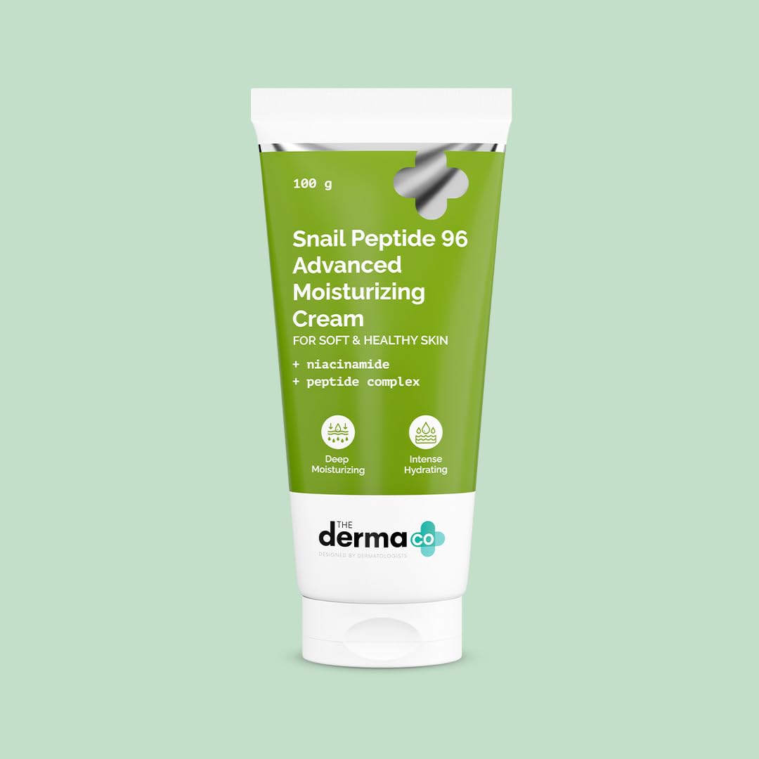 

The Derma Co Snail Peptide 96 Advanced Moisturizing Cream 100 g 24 Hour Hydration Deep Nourishment For All Skin Types