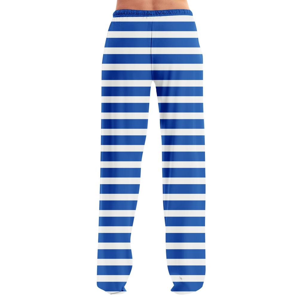 Anime-Pyjamahose, Nachtwäsche, lässige Hose mit Kordelzug und elastischer Taille, bequeme, gerade, lockere Yoga-Hose