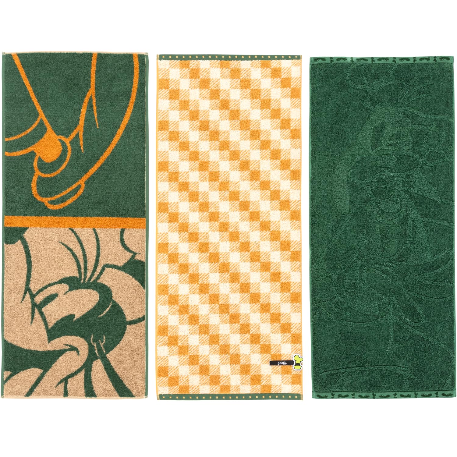 

Towel Laboratory Disney Face Fast Low Gift [Disney Character] #modern Towels, Goofy, 3-Piece Set, Fluffy, Absorbency, 100% Cotton, Shedding,