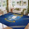 Sheffield Wednesday Design Crystal Velvet Rug Soft Decorative Mat for Bedroom Entrance