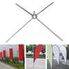 Flag Base Beach Flag Pole Base Folding Sturdy Outdoor Camping Equipment Colored Flag Display for Beach Flag Feather Banner
