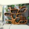 Natuurlijke Boomplank Wandkleed Dat Een Frisse Bosvibe Brengt Ideaal Voor Thuis Kantoor Gastenverblijf En Leesboek Decor