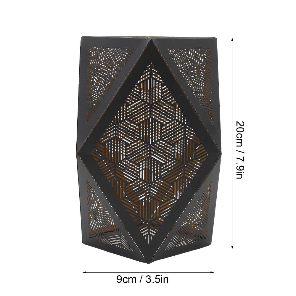 Geometric Pattern Lamp Cover 7.9in Height Small Lamp Shades Simple Wall Lamp Shade Table Lamp